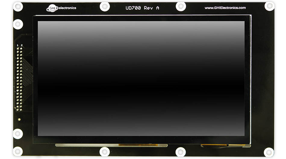 7-inch capacitive touch display