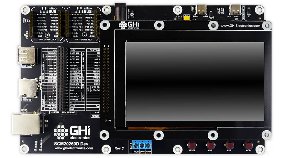 SCM20260D Dev Board